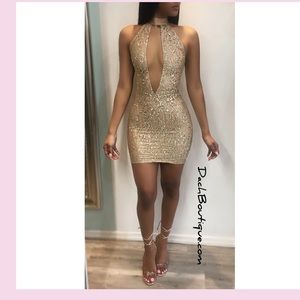 Dach Boutique Gold Dress